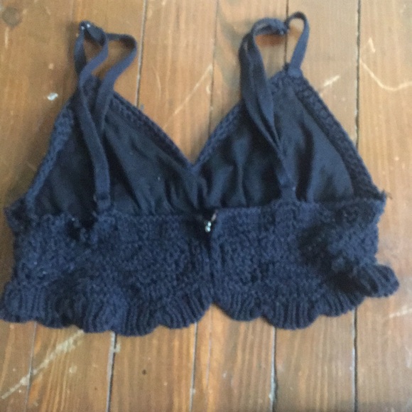 Knit black brallette - Picture 3 of 5